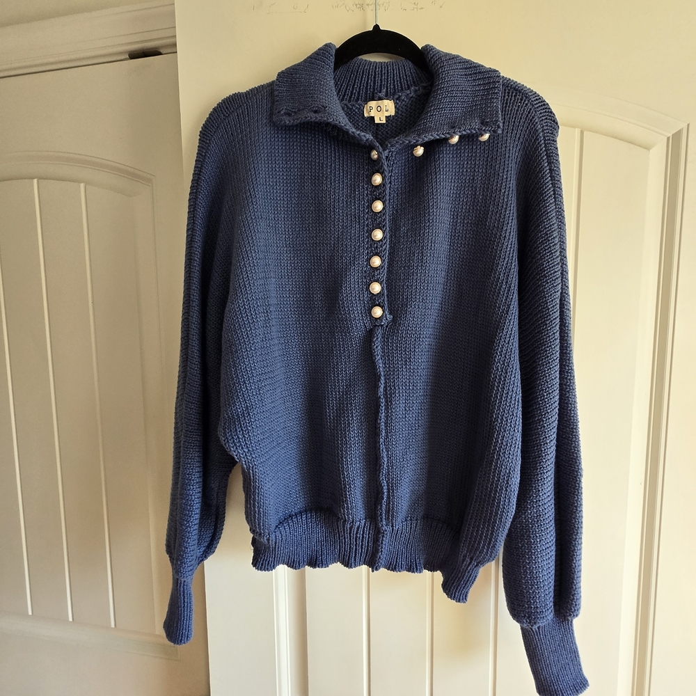 POL Blue Sweater